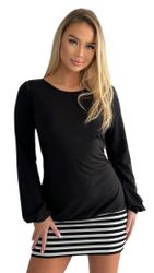 Mississhop Shirtkleid Damen Minikleid Kleid Tunika günstig online kaufen