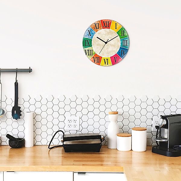 Artland Wanduhr "Römische Ziffern", wahlweise mit Quarz- oder Funkuhrwerk, günstig online kaufen