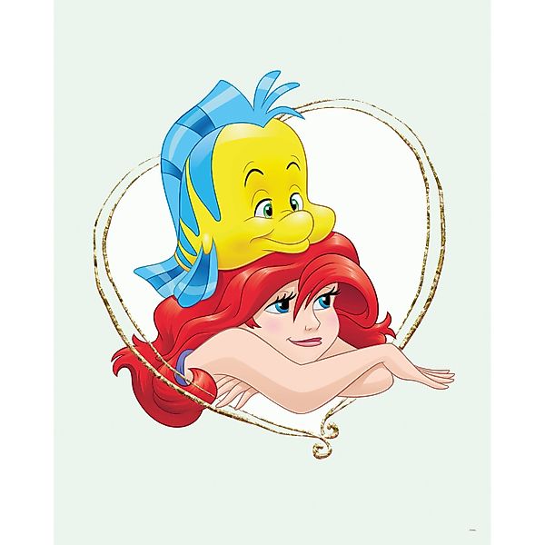 Komar Bild "Ariel & Fabius" Disney 1 Stk. tlg. Wandbild zur Dekoration im K günstig online kaufen