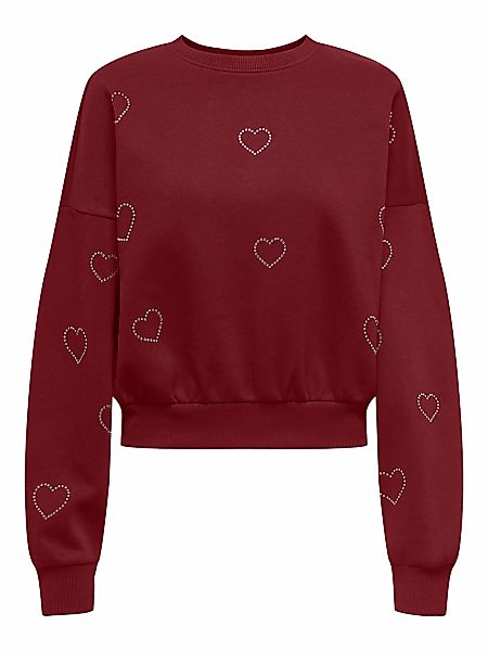 ONLY Sweatshirt "ONLBERIT L/S O-NECK SWT" günstig online kaufen