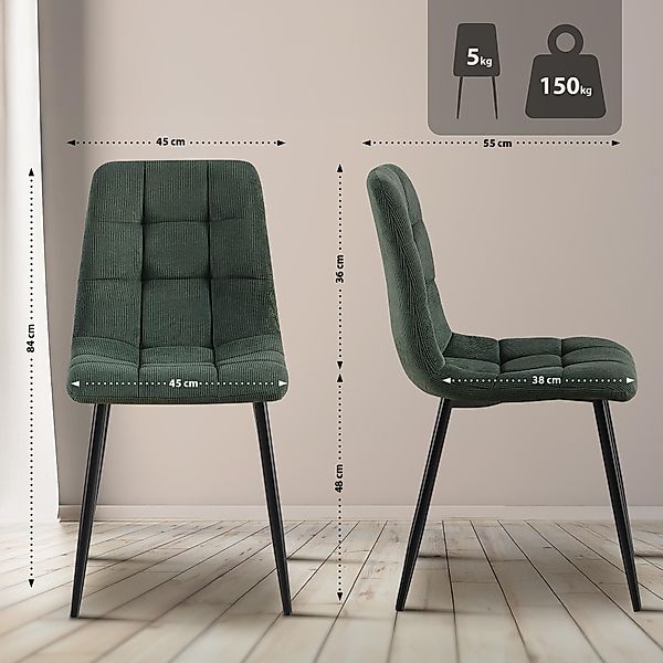 CLP Esszimmerstuhl Tilde (2er Set, 2 günstig online kaufen