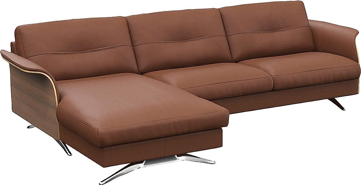 FLEXLUX Ecksofa "Glow, super bequem durch hochwertigem Sitzaufbau mit Feder günstig online kaufen