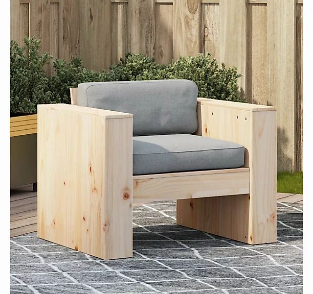 vidaXL Loungesofa Gartensessel 79x60x62 cm Massivholz Kiefer günstig online kaufen