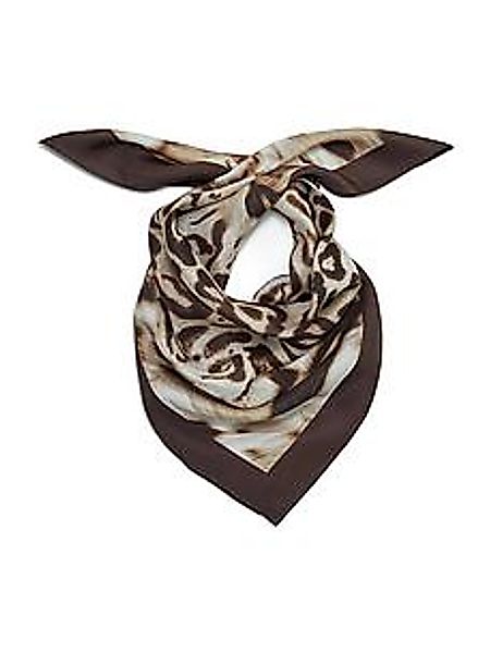 Tuch aus 100% Seide Leo-Dessin Peter Hahn braun günstig online kaufen