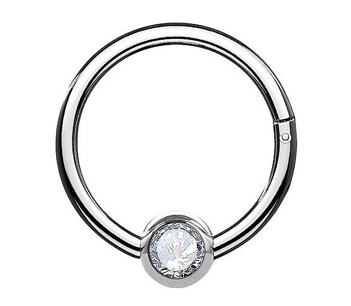 Taffstyle Nasenpiercing Septum Segment Ring Piercing Clicker Scharnier Kris günstig online kaufen