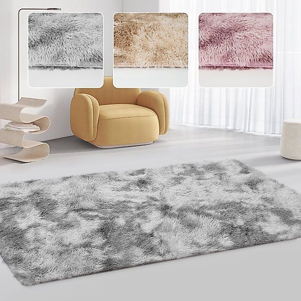 MULISOFT Langflor-Teppich Superweicher flauschiger moderner Schlafzimmertep günstig online kaufen