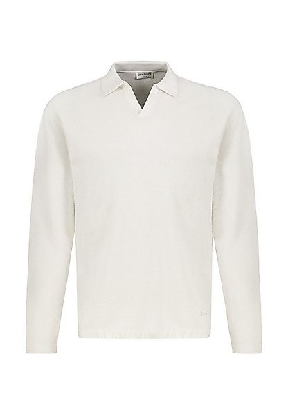 Eight2Nine Longsleeve Herren Langarmshirt relaxed fit offener Polokragen günstig online kaufen