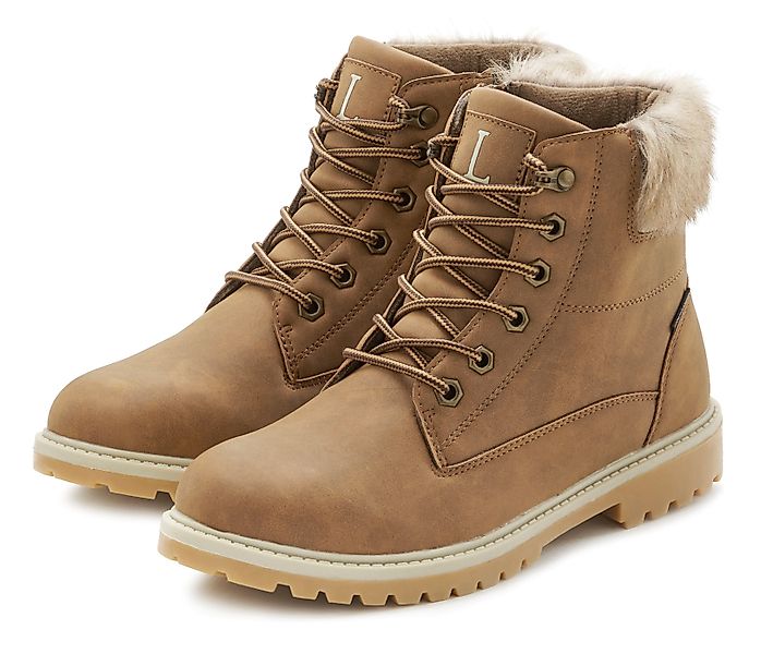 LASCANA Stiefelette wind- & wasserabweisend,Winterboots, Outdoorstiefel, günstig online kaufen