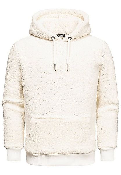 Amaci&Sons Kapuzenpullover CARNEY Kapuzenpullover Teddyfell Herren Teddy Sw günstig online kaufen