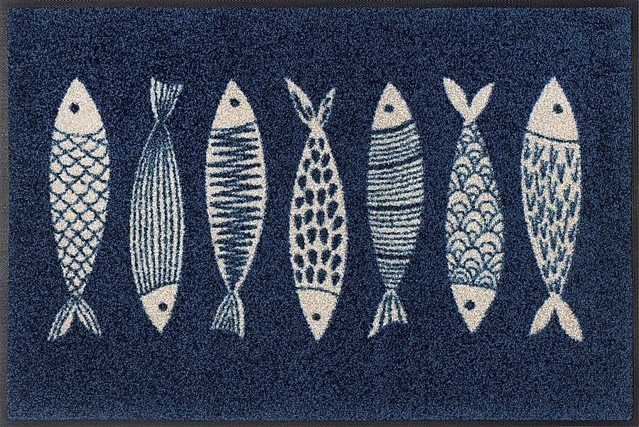 wash+dry by Kleen-Tex Fußmatte Fish Tango, rechteckig, Höhe: 7 mm günstig online kaufen
