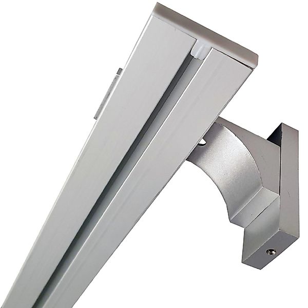 Bestlivings Gardinenschiene, 1-läufig, Fixmaß, versschraubt, Aluminium, ver günstig online kaufen