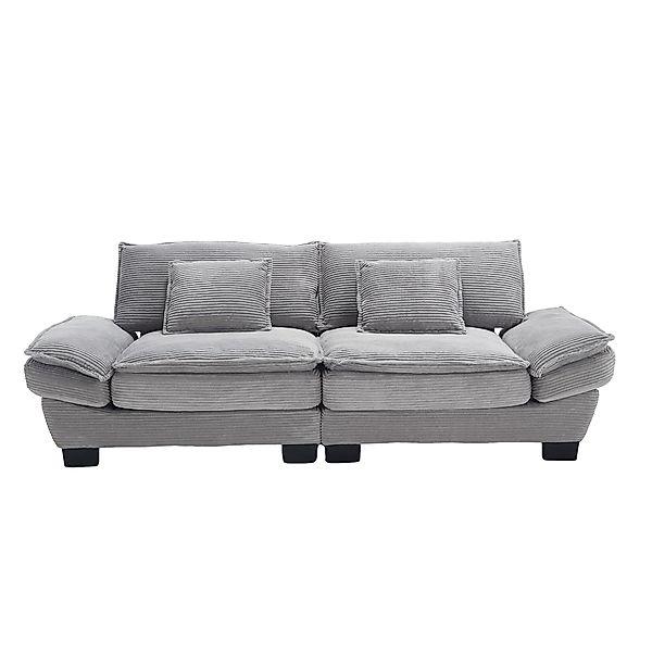 Modernes 2-Sitzer-Samtsofa, für wohnzimmer/schlafzimmer/büro, 224x81x81 cm, günstig online kaufen