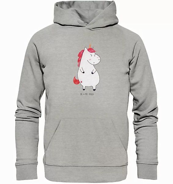 Mr. & Mrs. Panda Hoodie Größe S Einhorn Wut - Heather Grey - Geschenk, Einh günstig online kaufen