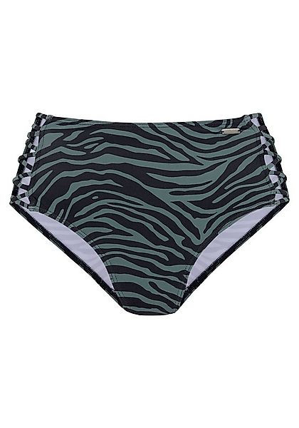 Venice Beach Highwaist-Bikini-Hose Riella mit gekreuzten Bändern günstig online kaufen