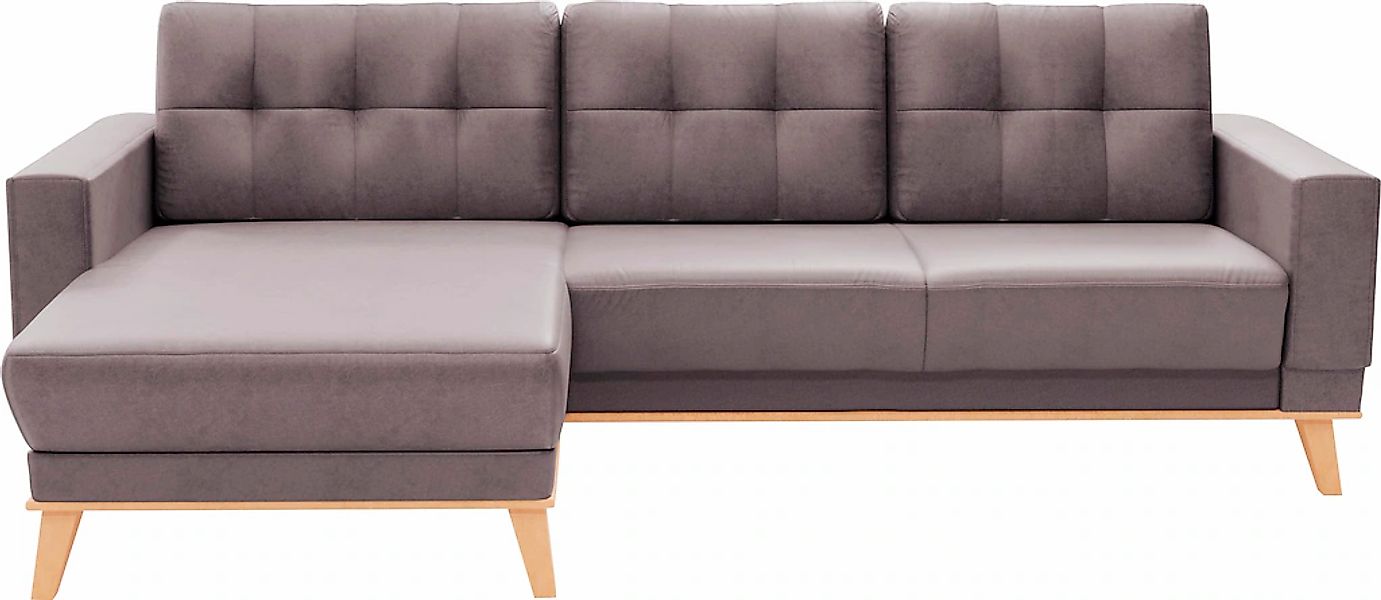 sit&more Ecksofa »Lavida L-Form« wahlweise mit Kippfunktion und Bettkasten günstig online kaufen