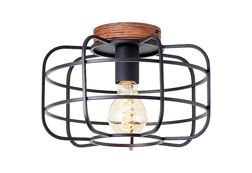 Brilliant Deckenleuchte Gwen, ohne Leuchtmittel, D 30 cm, H 20 cm, E27, Met günstig online kaufen