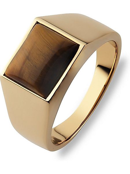 FAVS Fingerring FAVS Herren-Herrenring Edelstahl 1 Tigerauge, Tigerauge, be günstig online kaufen