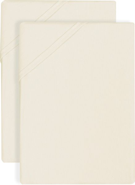 Biberna Betttuch "Bennet" wärmender Feinbiber (1 Pack mit 2 Stück) günstig online kaufen