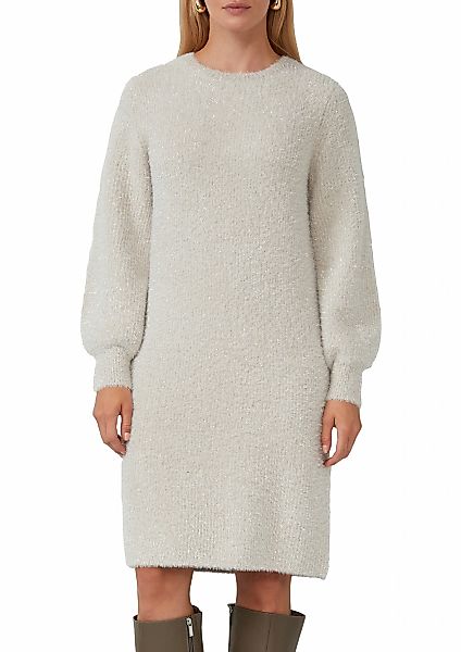 s.Oliver BLACK LABEL Strickkleid mit geripptem Saum günstig online kaufen