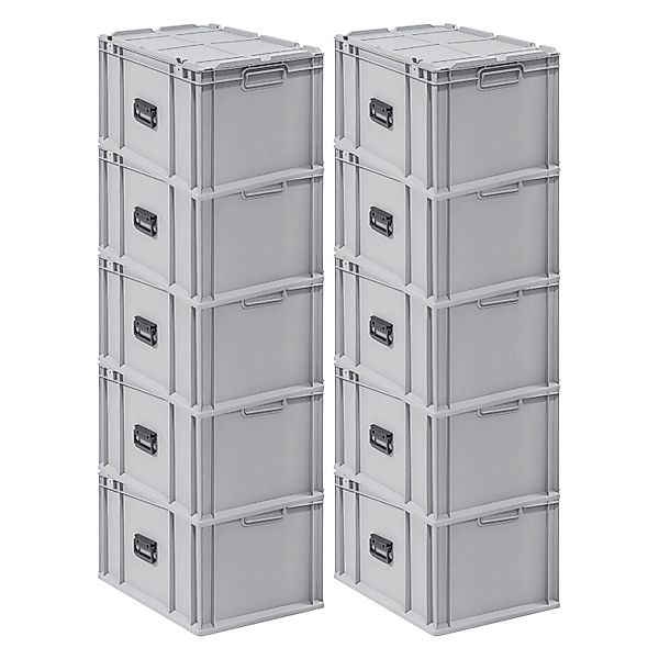 PROREGAL Spar Set 10x Eurobox Nextgen Portable HxBxT 335 x 40 x 60 cm 65 Li günstig online kaufen