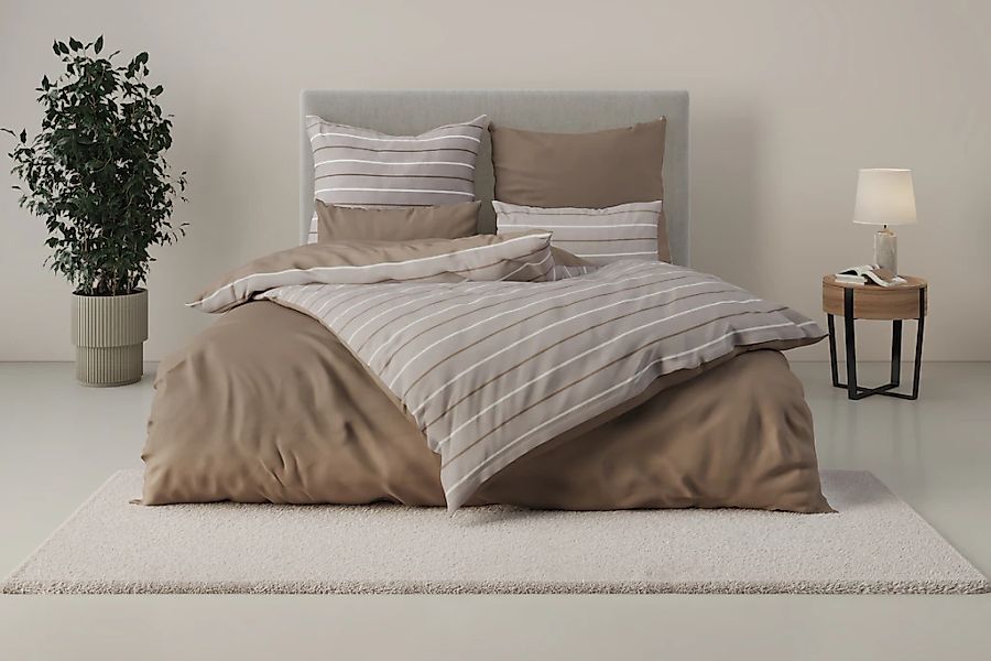 Bruno Banani Bettwäsche "Dana" 2 Stk. tlg. in Gr. 135x200 oder 155x220 cm, günstig online kaufen