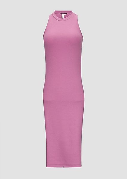 QS Minikleid Elastisches Rippkleid im Slim Fit mit Rückenausschnitt günstig online kaufen