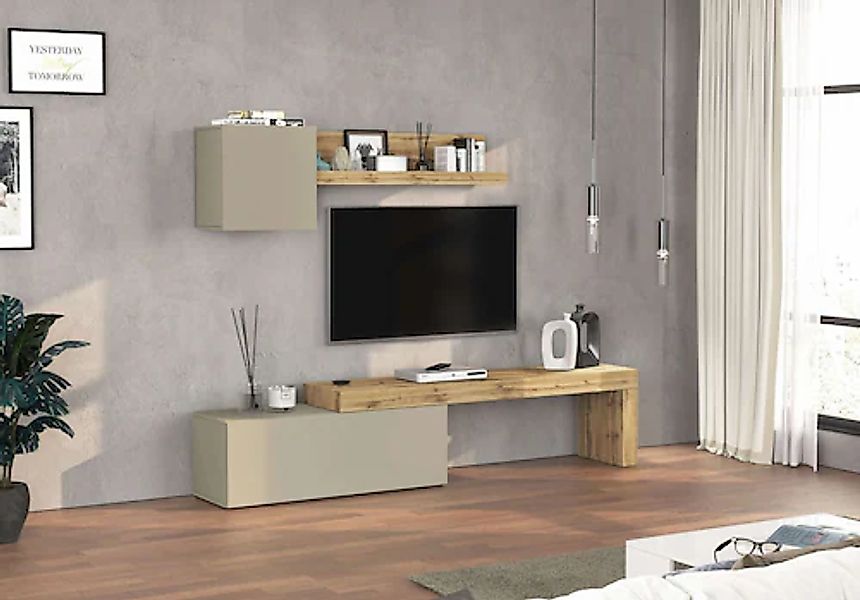 INOSIGN TV-Wand »Chronos TV-Set, Wohnwand – Elemente frei platzierbar, Made günstig online kaufen