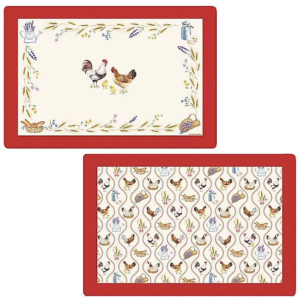 EasyLife Platzset Country Life, Spülmaschinengeeignet, Mehrfarbig, günstig online kaufen