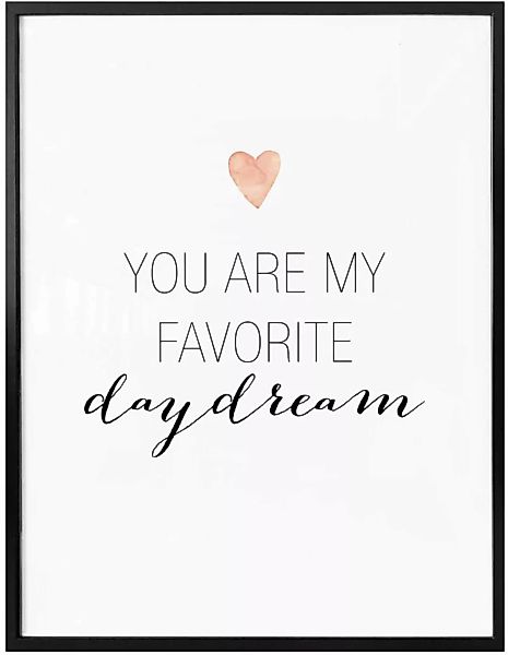 Wall-Art Poster "Daydream", Schriftzug, (1 St.) günstig online kaufen