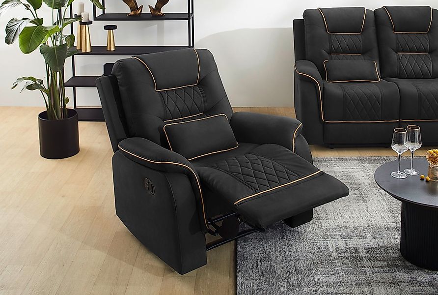 Jockenhöfer Gruppe Sessel Nevada, B: 98 cm, Sitzhöhe: 52 cm, Liegefunktion günstig online kaufen