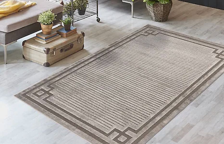 Kayoom Teppich »Madita 225«, rechteckig, 9 mm Höhe, 252.000 Points / m², Un günstig online kaufen