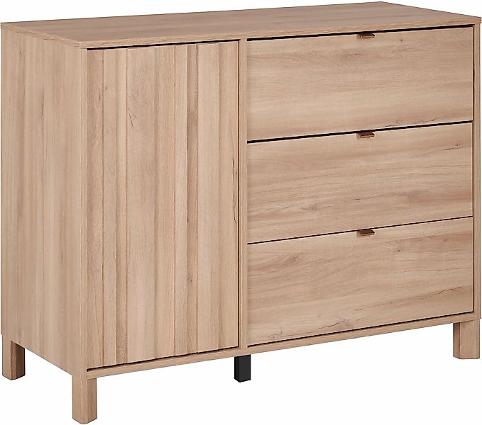 Gami Kommode "kommode Calypso 3 Schubladen 1 Tür", Optimierter Stauraum mit günstig online kaufen