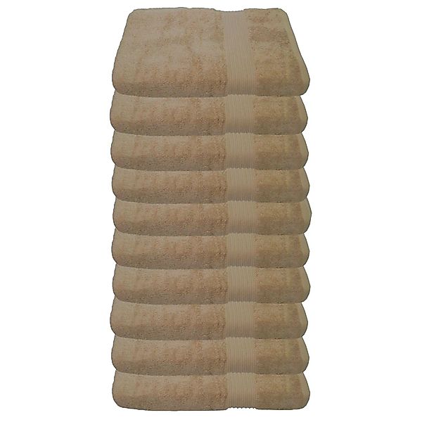 Julie Julsen Gästehandtücher 10-Gästehandtücher-Pastell Beige-Gästetuch 30 günstig online kaufen