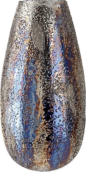GILDE Tischvase »Pavone«, (1 St.), Vase aus Metall, Höhe ca. 39 cm günstig online kaufen