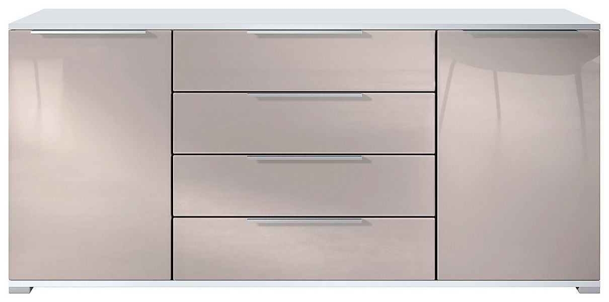 Vladon Sideboard Linio V2 (Moderne Kommode, mit 2 Türen & 4 Schubladen), We günstig online kaufen