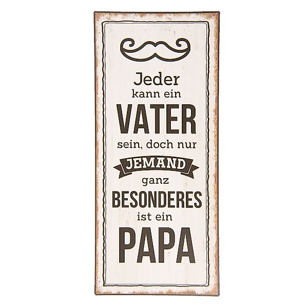 Clayre & Eef Wandbild, Sprüche, Vintage günstig online kaufen