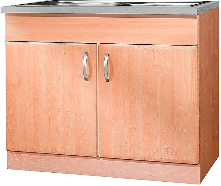 wiho Küchen Spülenschrank "Prag", 100 cm breit günstig online kaufen