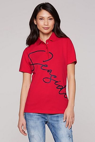 SOCCX Poloshirt mit Seitenschlitze günstig online kaufen