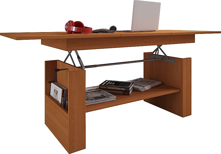 VCM Couchtisch Holz Couchtisch Kobila höhenverstellbar günstig online kaufen