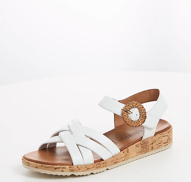 Tamaris Sandalette, Plateau, Sommerschuh, Riemchensandale mit hübscher Zier günstig online kaufen