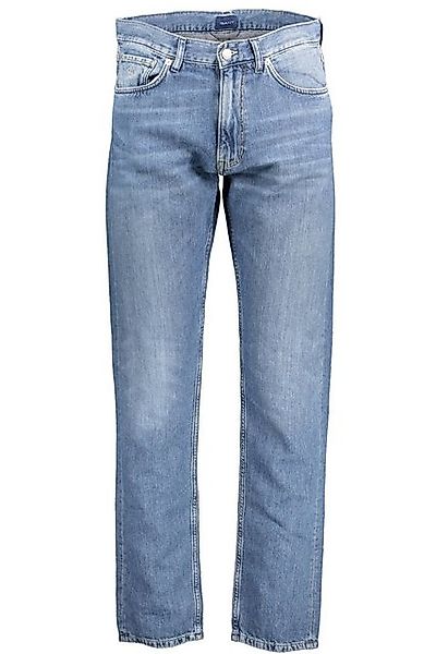 Gant 5-Pocket-Jeans Herren Jeans Blau - 5 Taschen, Ausgewaschenes Design, M günstig online kaufen