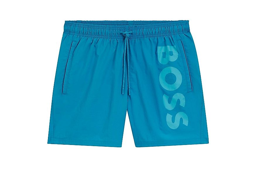 BOSS Badeshorts Octopus mit großem Markenschriftzug auf dem linken Bein günstig online kaufen