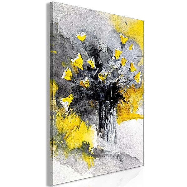 Wandbild - Bouquet Of Colours (1 Part) Vertical Yellow günstig online kaufen