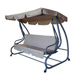 Garten Hollywoodschaukel in Creme Dach günstig online kaufen