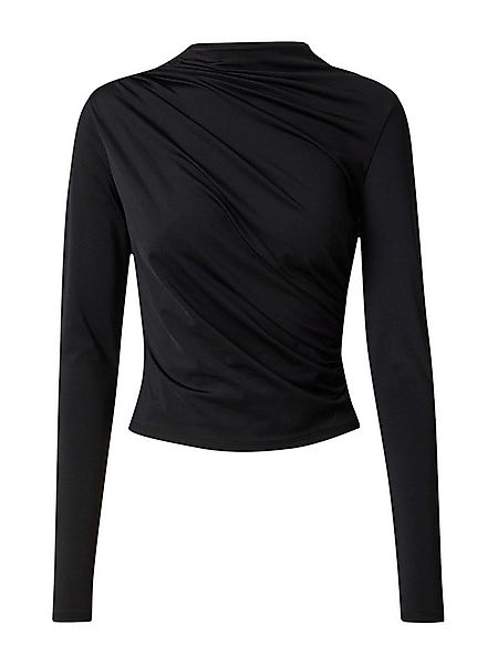 EDITED Langarmshirt Omara (1-tlg) Drapiert/gerafft günstig online kaufen