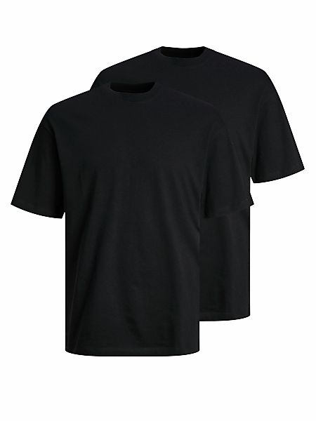 Jack & Jones Rundhalsshirt "JJEBRADLEY TEE SS O-NECK 2PK MP NOOS" günstig online kaufen