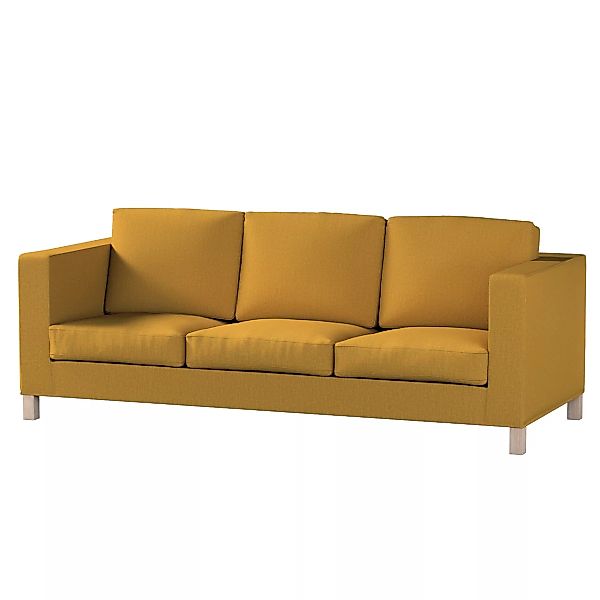 Bezug für Karlanda 3-Sitzer Sofa nicht ausklappbar, kurz, senfgelb, Bezug f günstig online kaufen