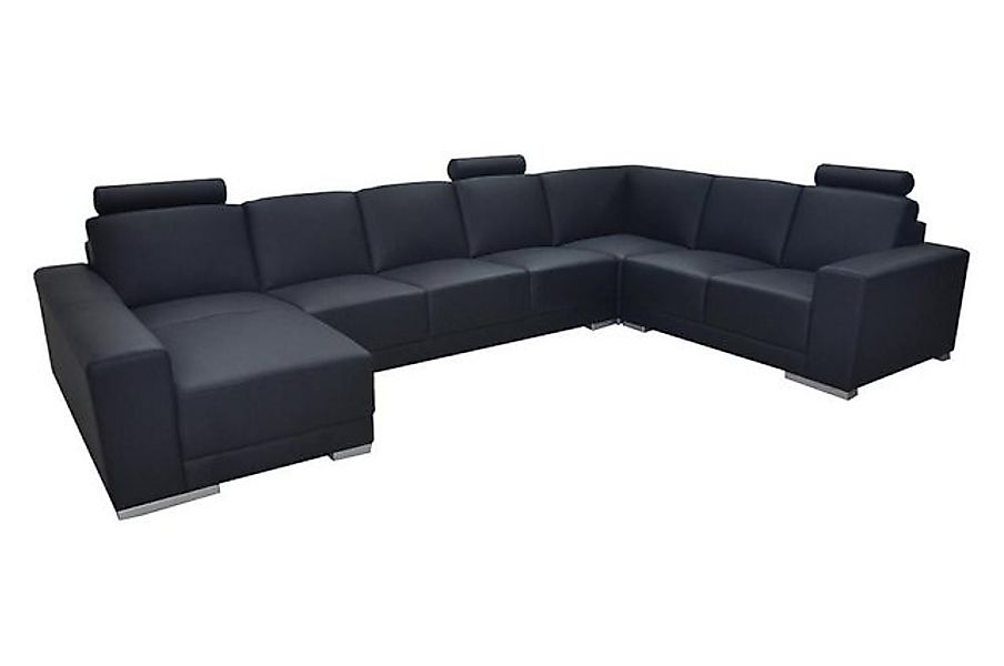 JVmoebel Ecksofa Ledersofa Couch Wohnlandschaft Ecksofa Garnitur Design Mod günstig online kaufen