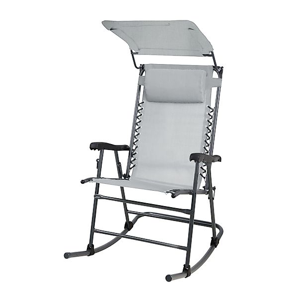SVITA Schaukelstuhl, faltbar, mit Sonnenschutz, Armlehne, günstig online kaufen