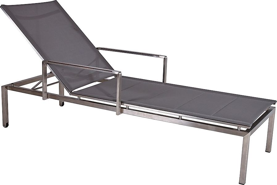 Garden Pleasure Gartenliege "Liege Set "SIENNA"", (Set), Edelstahl, verstel günstig online kaufen